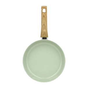 Poêle en revêtement céramique 24cm céladon - tous feux COLORAMA