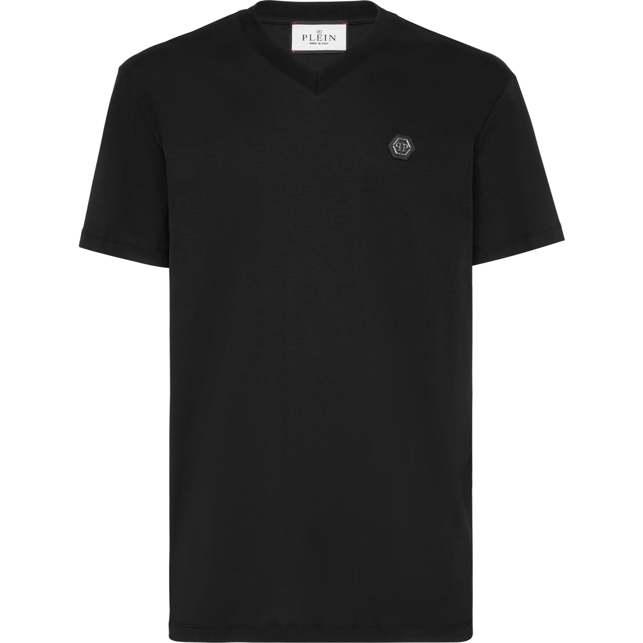 PHILIPP PLEIN T-Shirt V-Neck Ss HEXAGON