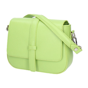 Borsa a tracolla da donna - Modello False - Vera pelle - 21.5 x 22.0 x 6.5 cm