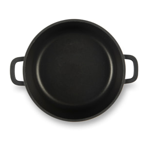 Casseruola 24 cm Excelsa – Soul Cook, Alluminio Nero