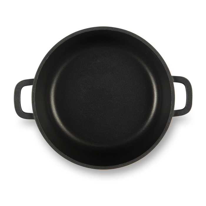 Casseruola 24 cm Excelsa – Soul Cook, Alluminio Nero