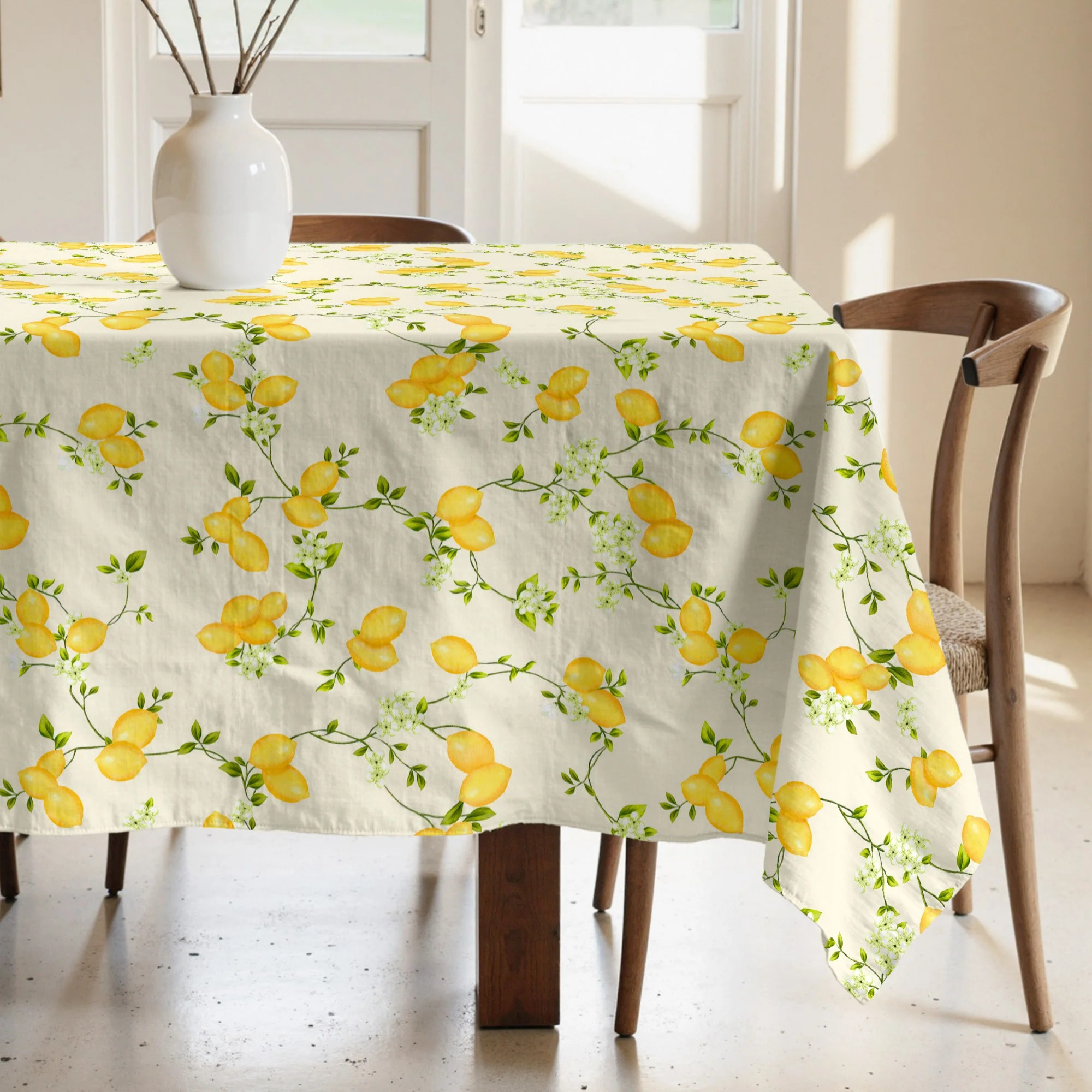 Nappe anti-taches 100% coton Pietro