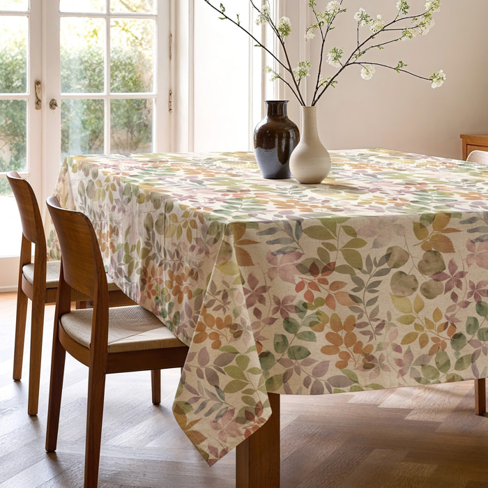 Nappe imprimée anti-tâches NAIROBI MULTICOLORE