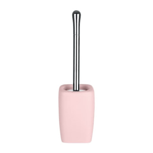 Brosse Wc avec support Céramique RETRO Rose Pastel Spirella