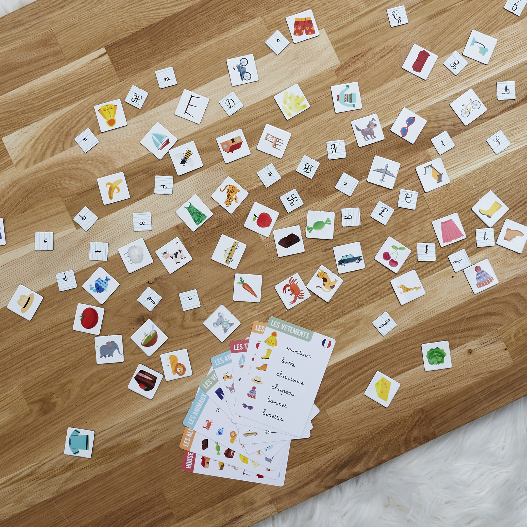 TABLEAU EN BOIS JE COMPRENDS LES LETTRES