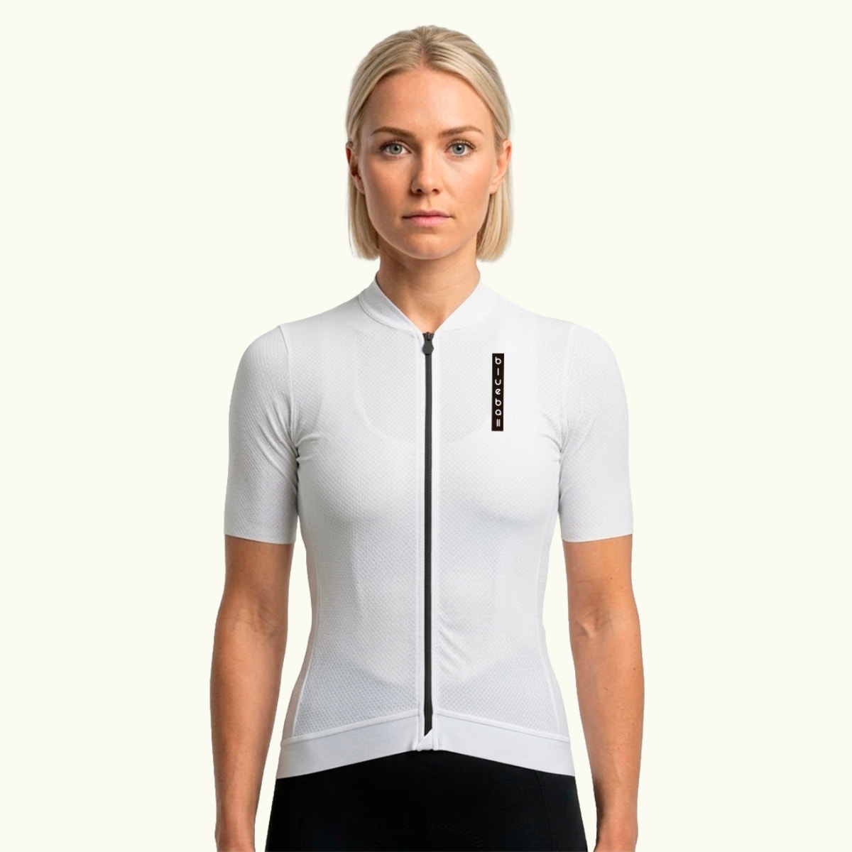 Maillot de manga corta para mujer BLUEBALL Cadence - Blanco