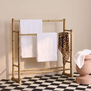 Porte serviettes double en bambou FIDJI