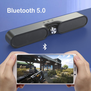 YSW05/GS-B15 soundbar, Bluetooth 5.0. Batteria incorporata.