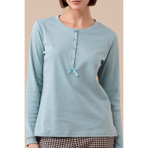 Pigiama donna invernale in caldo cotone articolo trim. Noidinotte