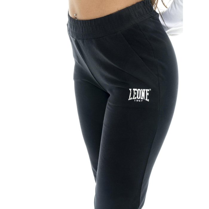 Tuta da donna in cotone non felpato con colletto e zip Leone Summer Bright