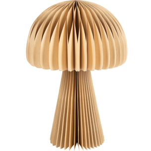 J-Line abat-jour Champignon Pliable - papier - or