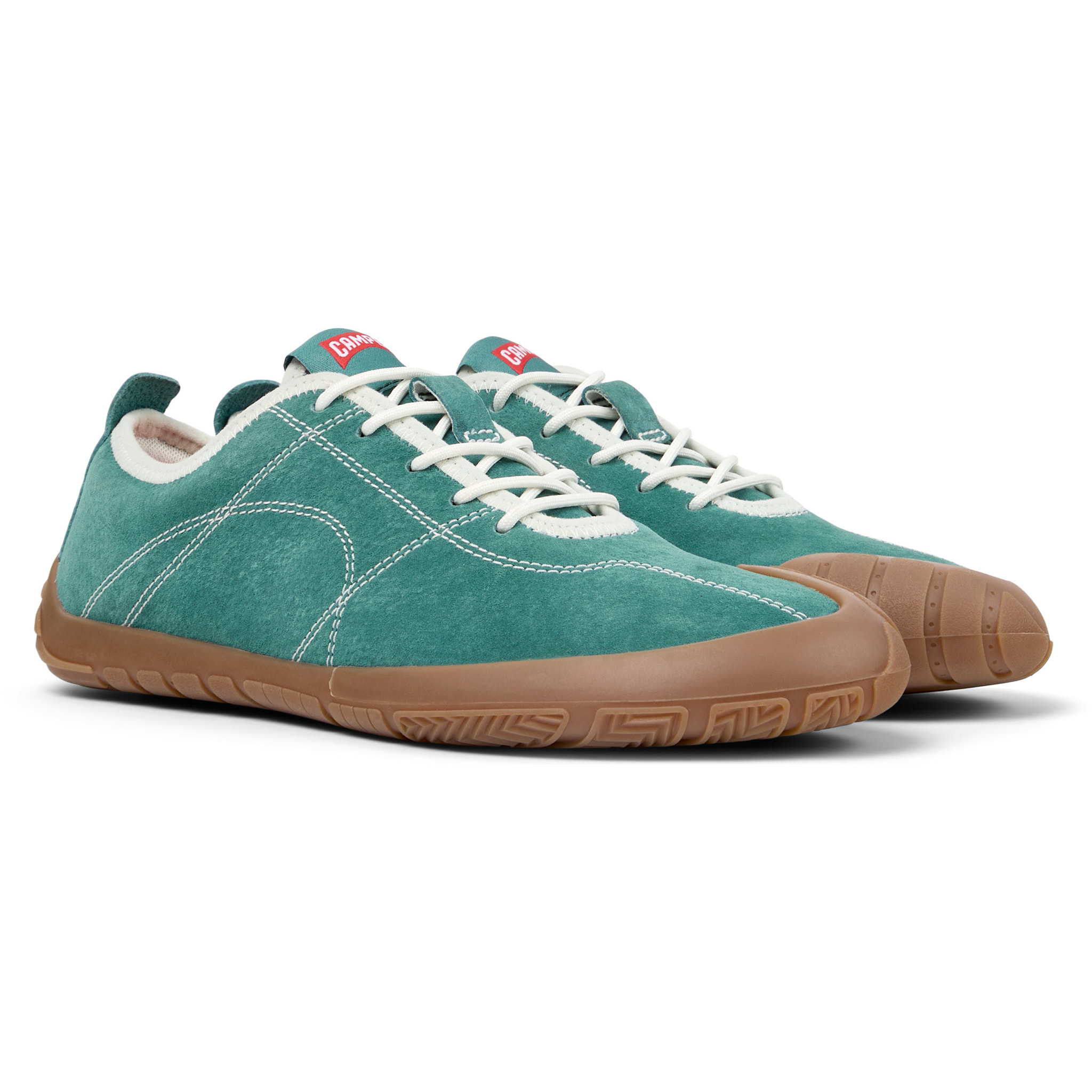 Zapatillas - CAMPER Peu Path+ - Verde - Cuero nobuk