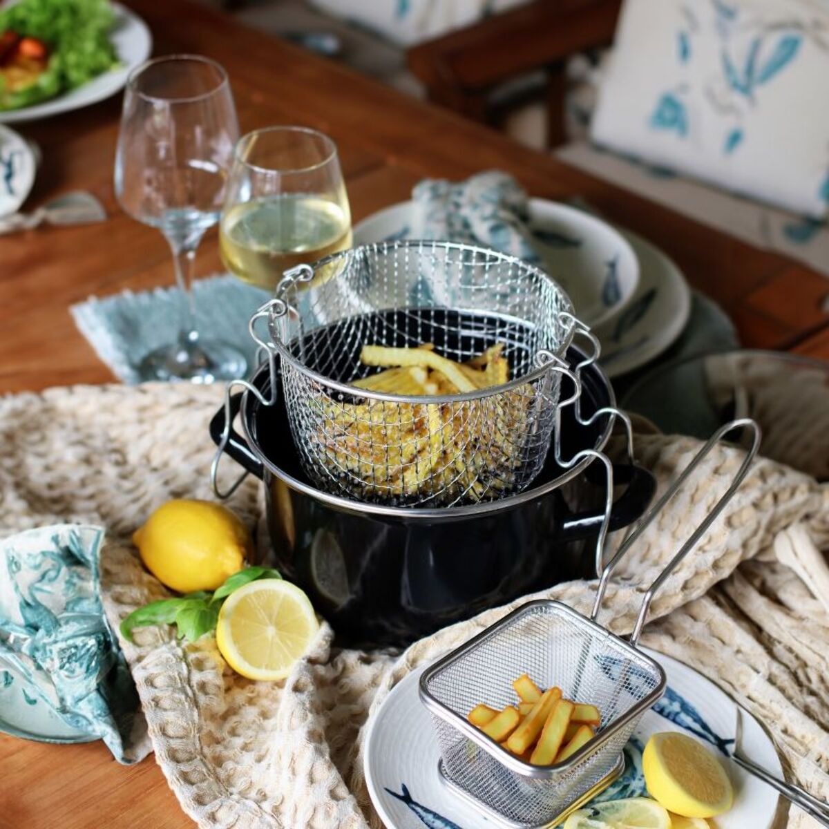 Friteuse MENASTYL 26cm email