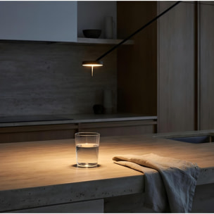 LEDS C4 Colgante Invisible Single Adjustable LED 10.5 Blanco cálido - 3000K PHASE CUT Negro 550lm