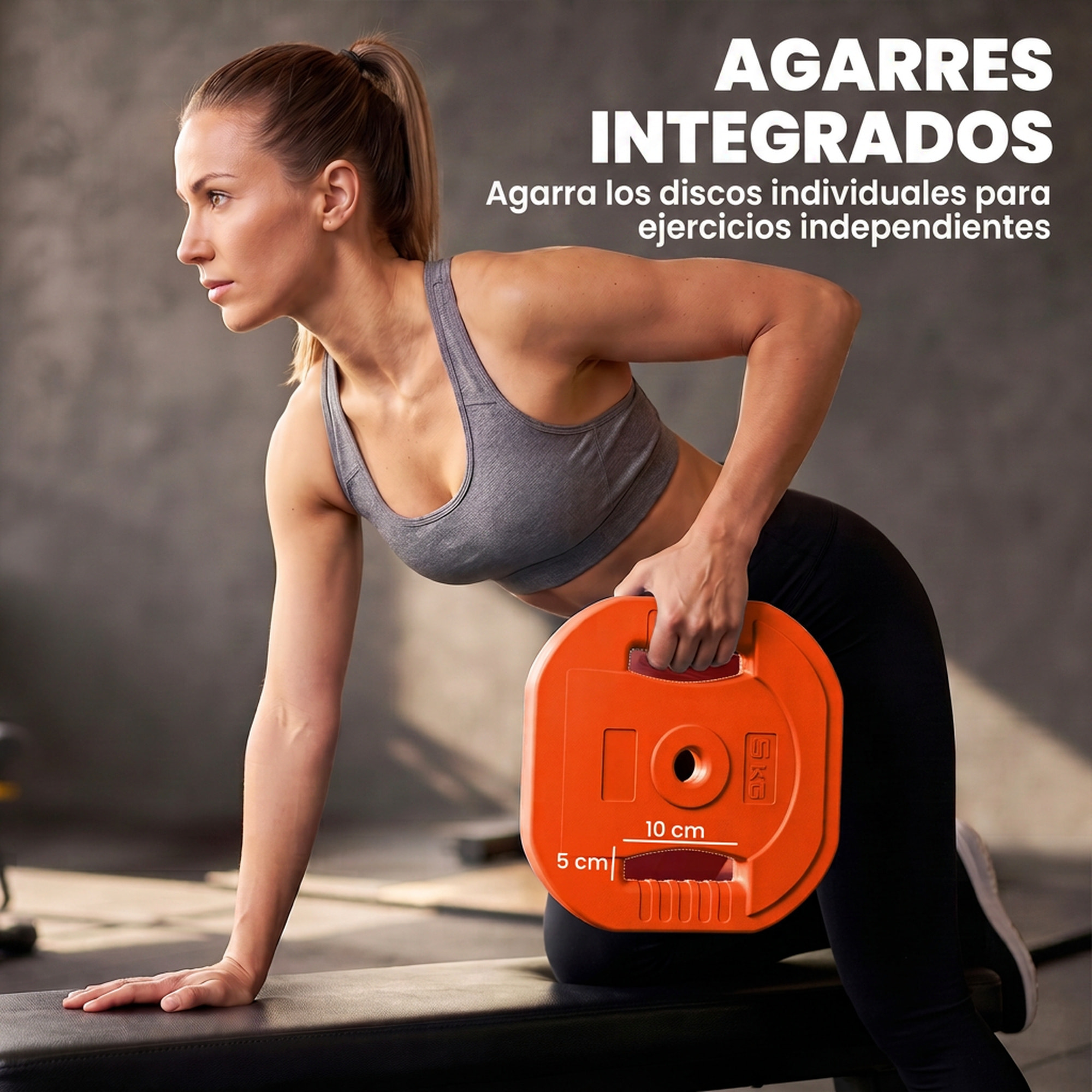 SPORTNOW Barra de Pesas 20 kg, Set de Pesas Ajustables con Barra de Acero de 140 cm, 6 Discos de 2x5kg, 2x2,5kg, 2x1,5kg, 2 Clips, Juego de Mancuernas para Entrenamiento de Fuerza en Casa Gimnasio