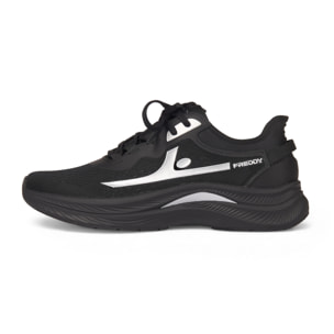 Sneakers donna in mesh con supporti tecnici e suola leggera