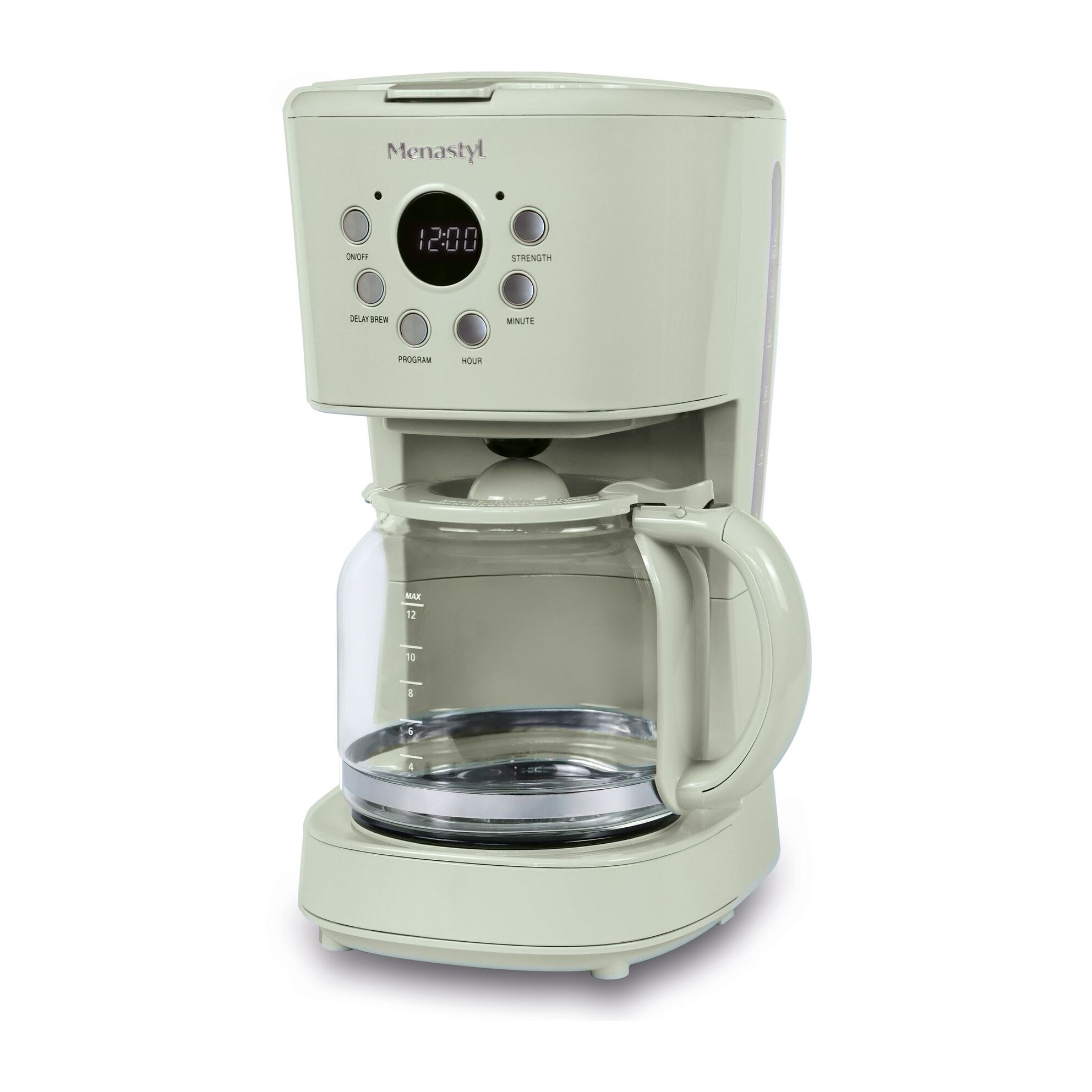 Cafetière electrique 1,5L celadon RETRO