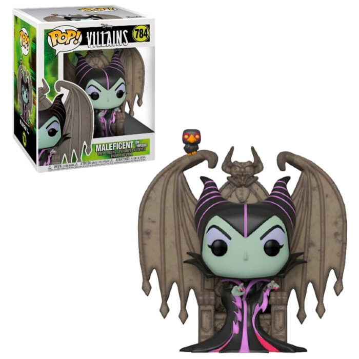 Pop Figura Disney Villains Maleficent Con Throne Funko