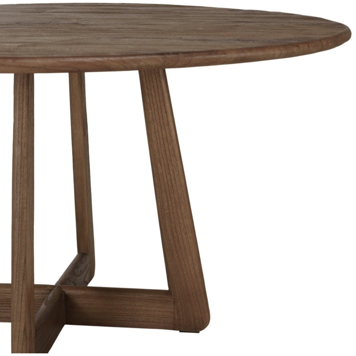 ROMY - Table à manger ronde 140x140cm en bois de mindi