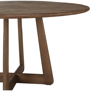 ROMY - Table à manger ronde 140x140cm en bois de mindi