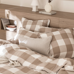 Housse de couette en gaze de coton, SIMPLEMENT GAUFRÉ