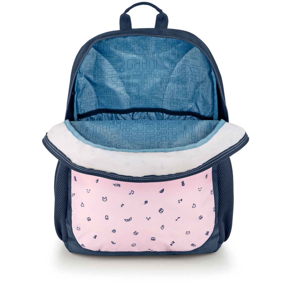 Mochila adaptable a carro Gabol ICON rosa y resistente al agua