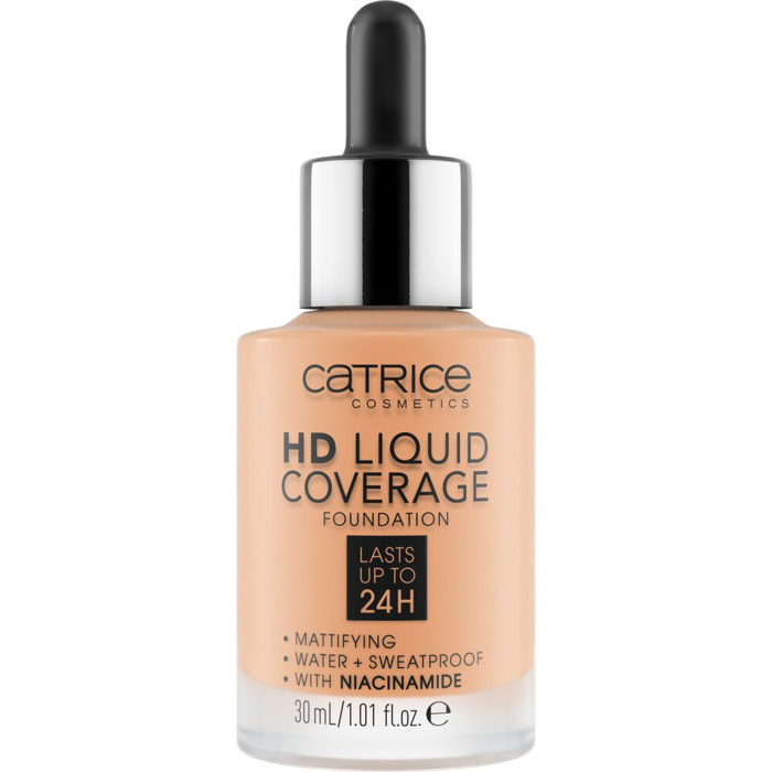 Hd Liquid Coverage Foundation - Fond de Teint Liquide Haute Couvrance 30ml