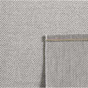 MORELIA - Tapis moderne aspect laine bouclée Silver