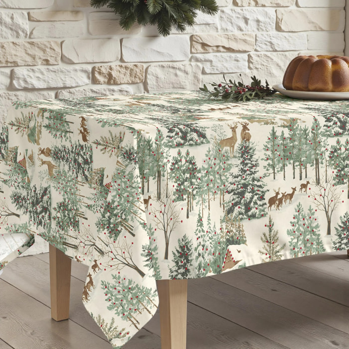 Nappe en résine Anti-tâches Christmas Ciervo 1