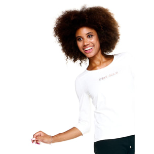 Camiseta mujer Leone manga 3/4 Winter Chic Boxing