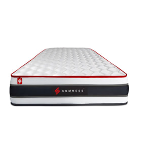 Ensemble Matelas Sommier 90x200 cm - Sommier Blanc (en kit) - Energy