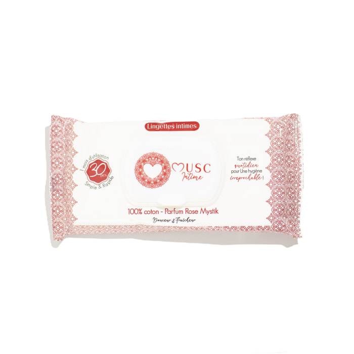 Rose Mystik - Lingettes Intime 30 unités