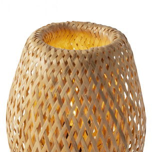 Lámpara de mesita Tara de Bambú, diametro 43,5 cm