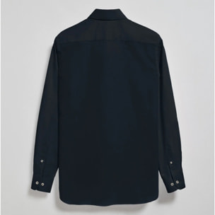 Pack de dos camisas slim en blanco y azul marino con logo Rigby Go