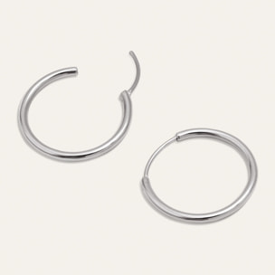 Pendientes Aro Maria M Acero