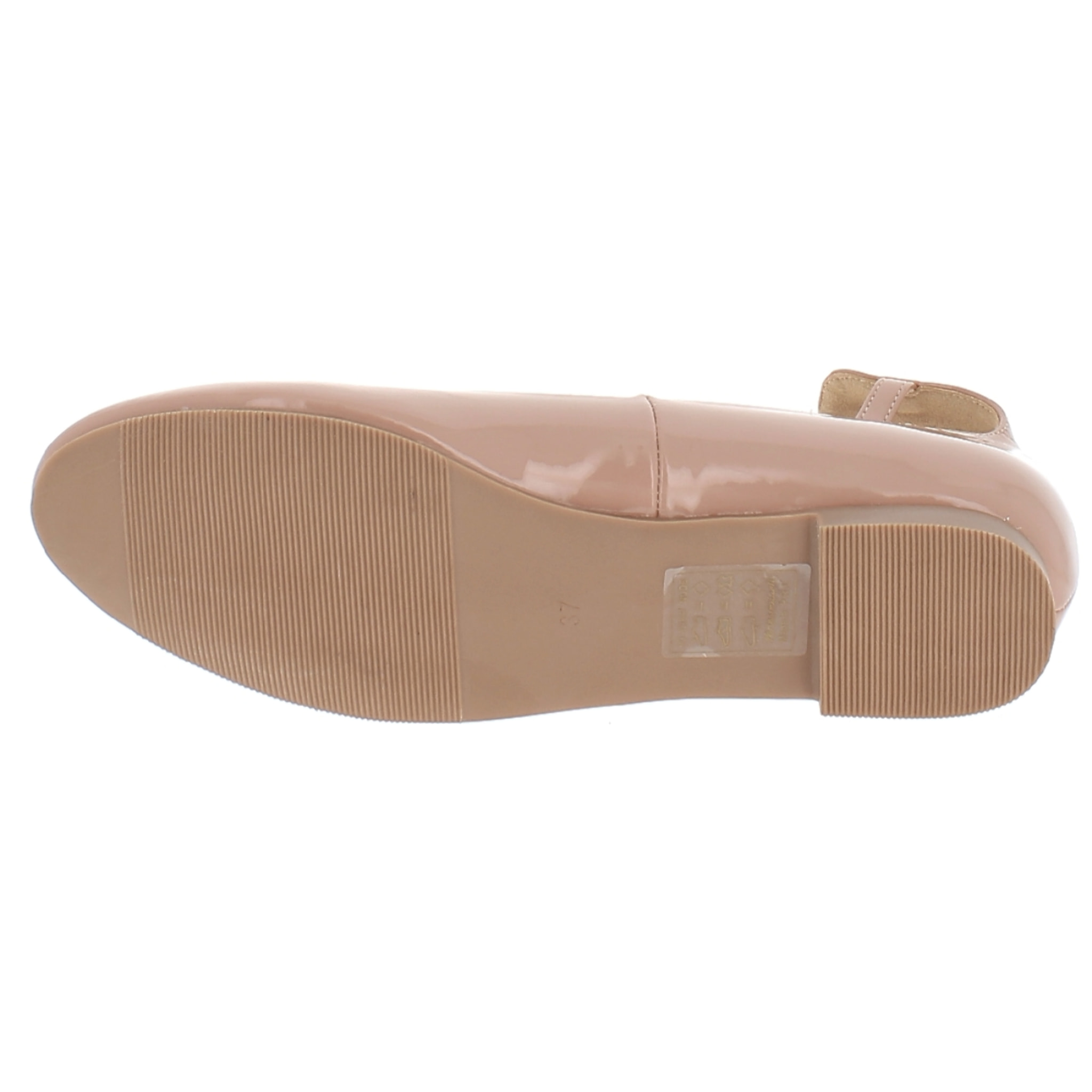 Marina Galanti Scarpe Donna Patent Hankle Strap Ballet Flat MG W24A047 Nude