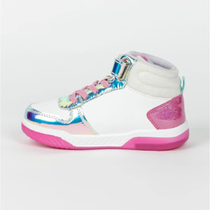 Zapatilla deportiva infantil suela ligera con luces "Minnie"