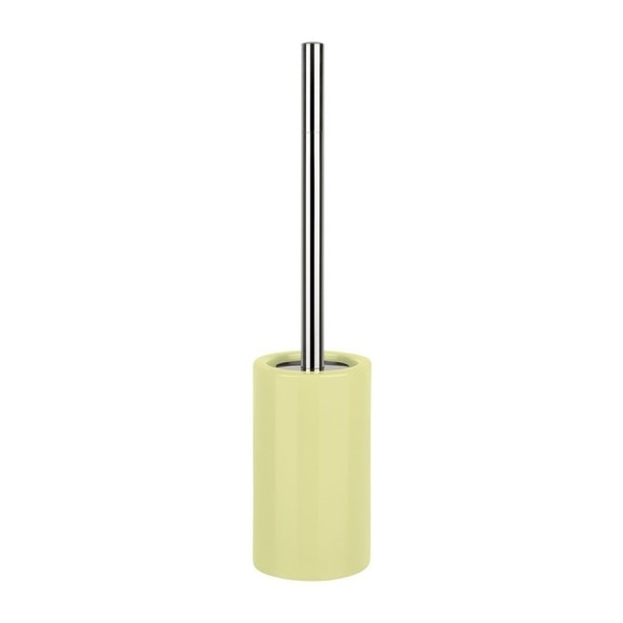 Brosse Wc avec support Céramique TUBE Jaune Clair Spirella