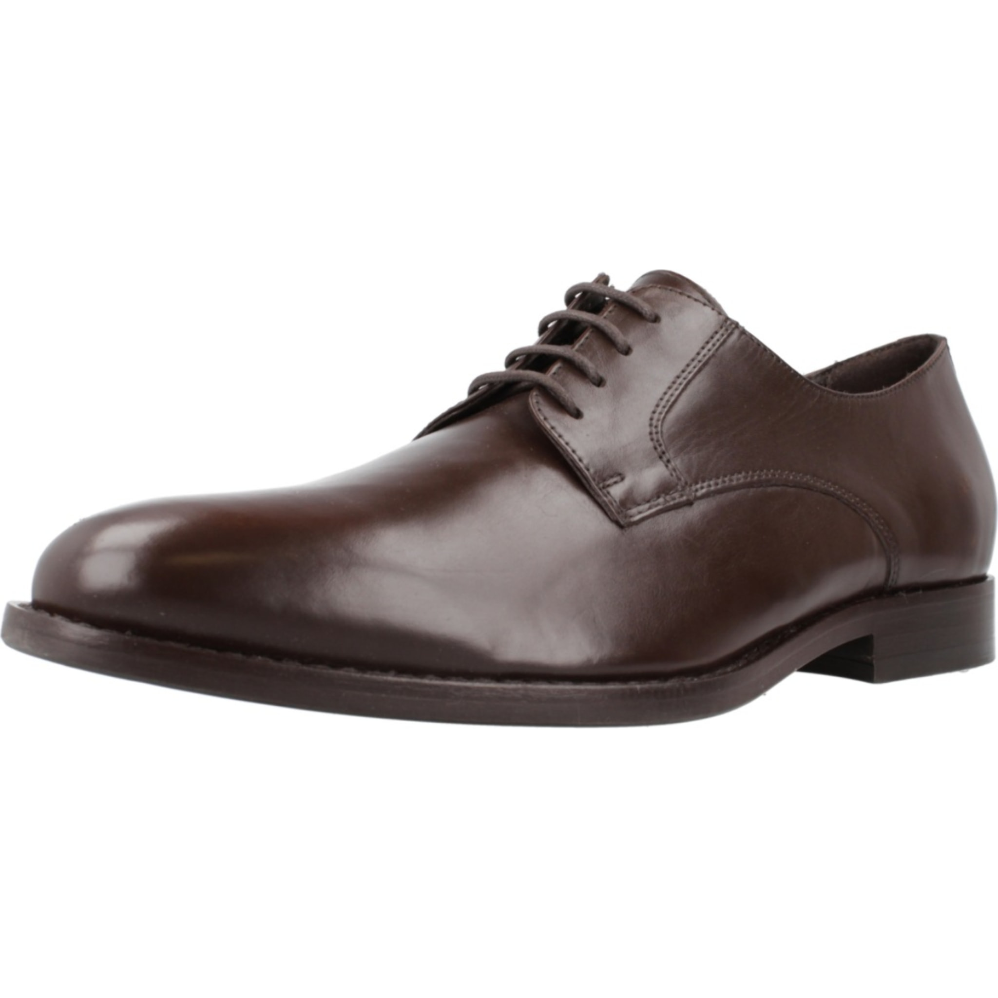 Zapatos de Vestir Hombre de la marca GEOX  modelo U HAMPSTEAD Brown