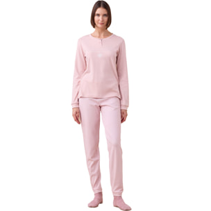 Pigiama donna invernale in caldo cotone articolo poule. Noidinotte