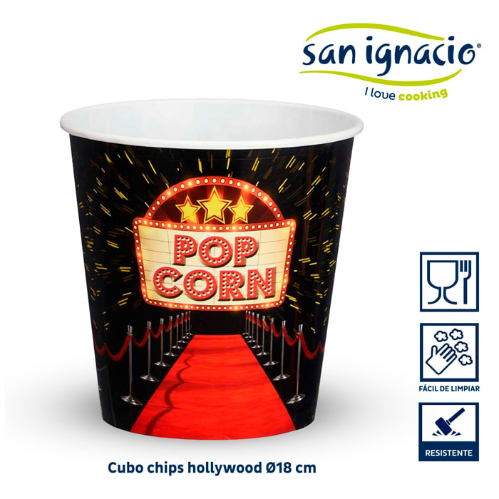 Cubo palomitas hollywood m colección leknes