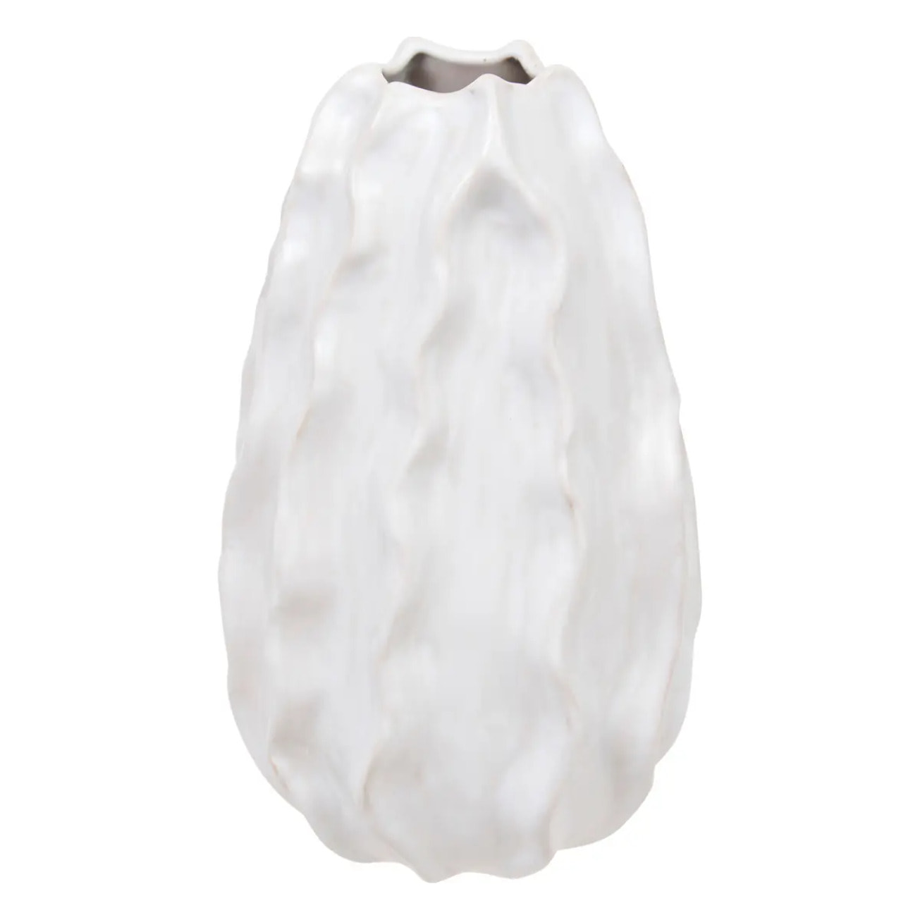 Vase Sandri blanc H25cm