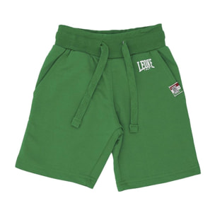 Bermuda básica infantil polar con logo pequeño