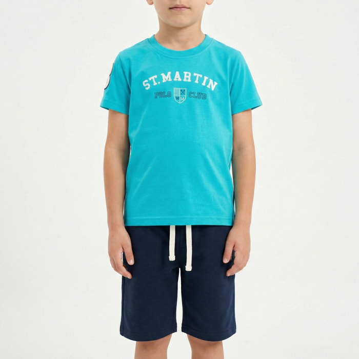 Set t-shirt e bermuda jersey