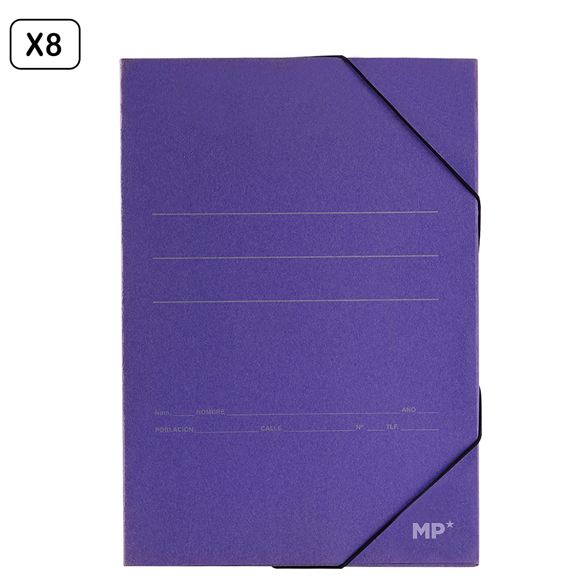 PACK 8 Uds. CARTELLA SPINA BLU CON LAPPINO Fº ECO