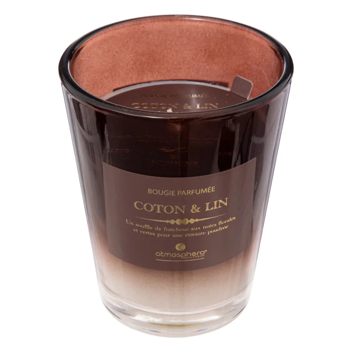 Bougie parfumée Alma 270g pot verre coton
