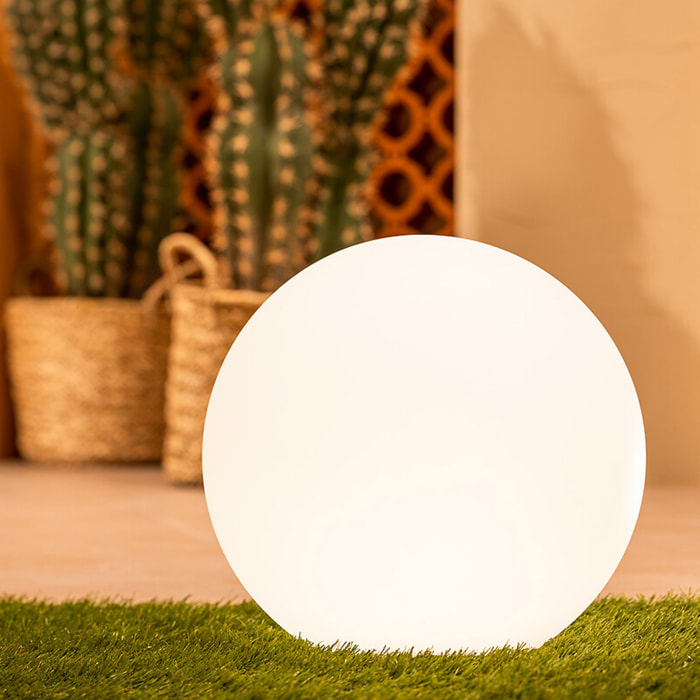 Boule LED outdoor blanc D30cm
