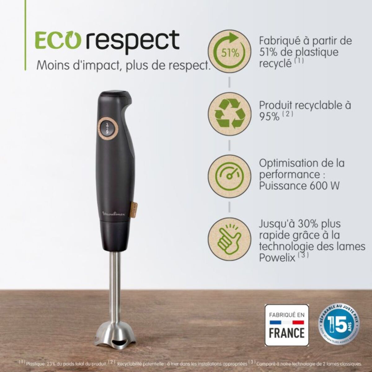Mixeur MOULINEX DD46E810 ECO RESPECT