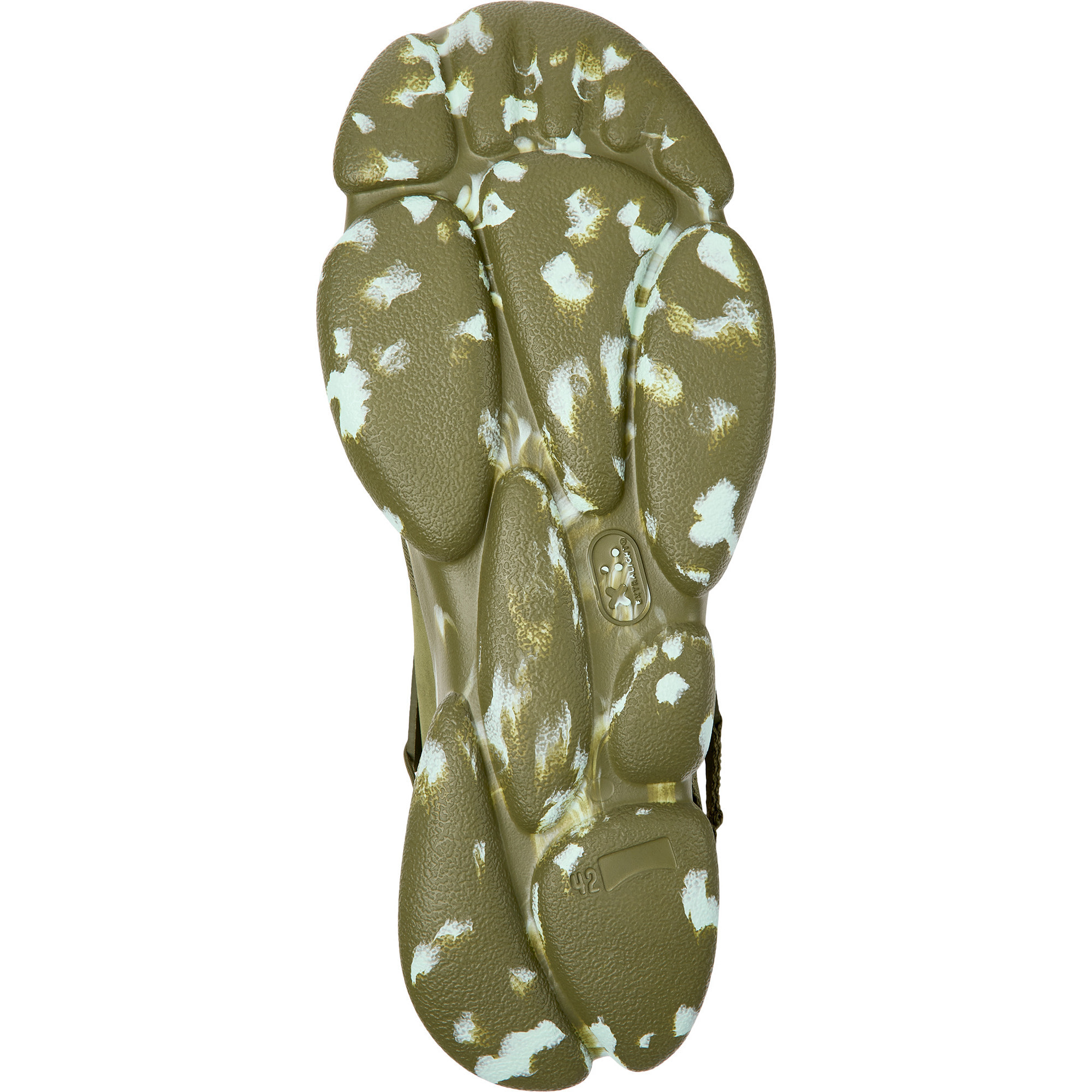 Sneakers - CAMPER Karst - Verde - Pelle nabuk