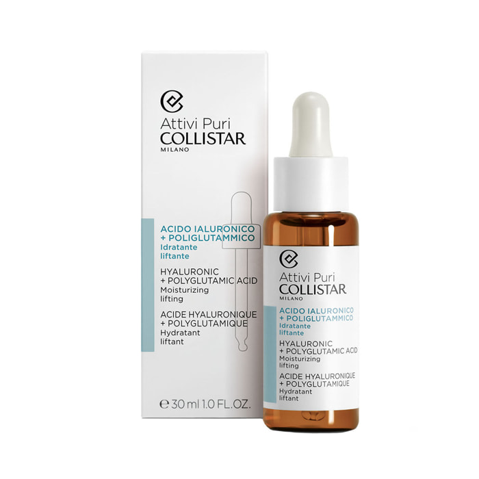 Attivi Puri - Soin Visage Hydratant Acide Hyaluronique + Polyglutamique 30 ml
